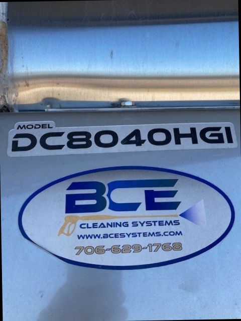 2021 BCE Cleaning Systems DC8040 HGI  Commercial Hot Water Pressure Washing Rig