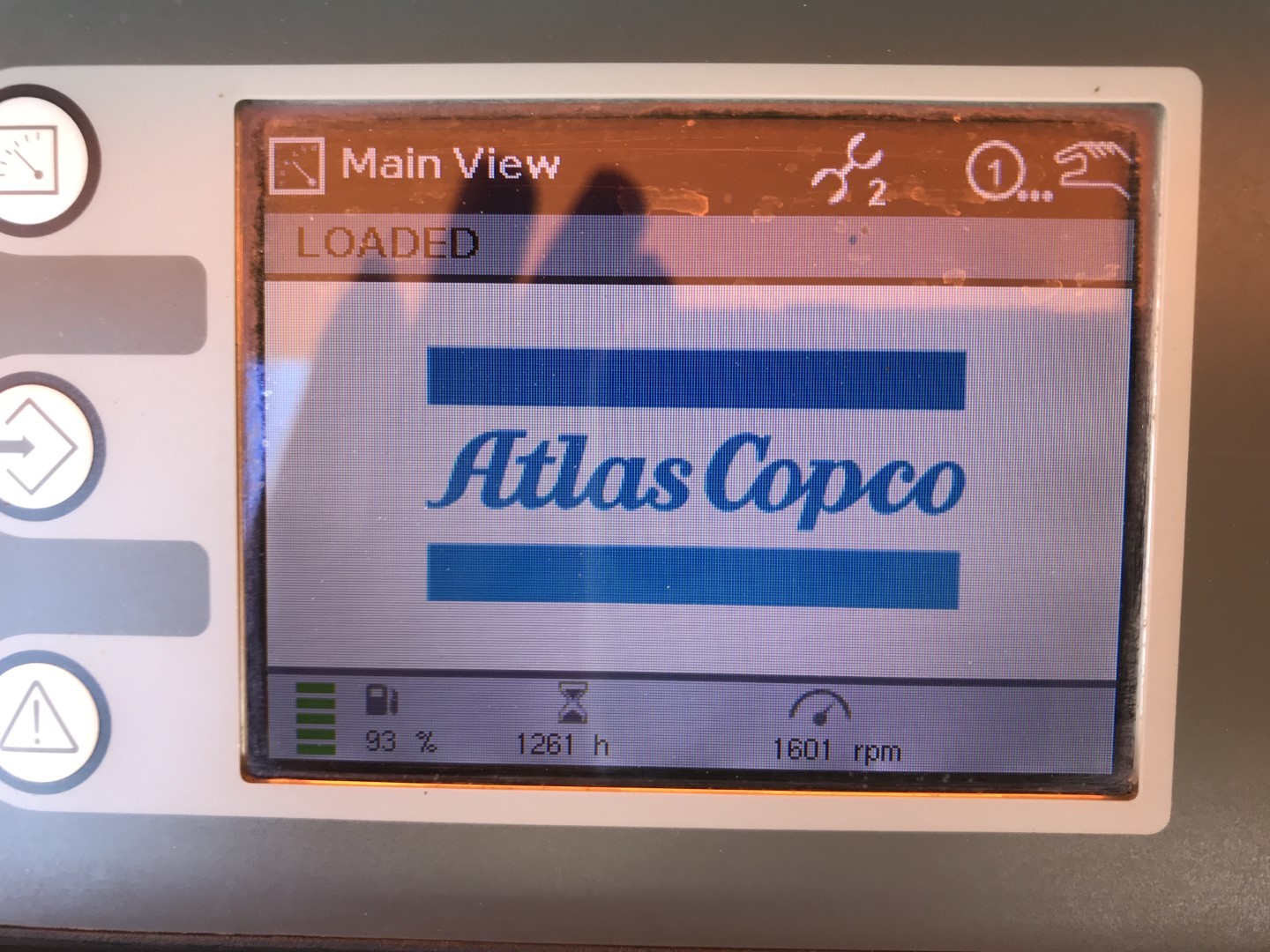 2016 Atlas Copco XAS185KD7 S# HOP037980