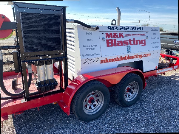 Mobile sand blasting Equipment Package for sale