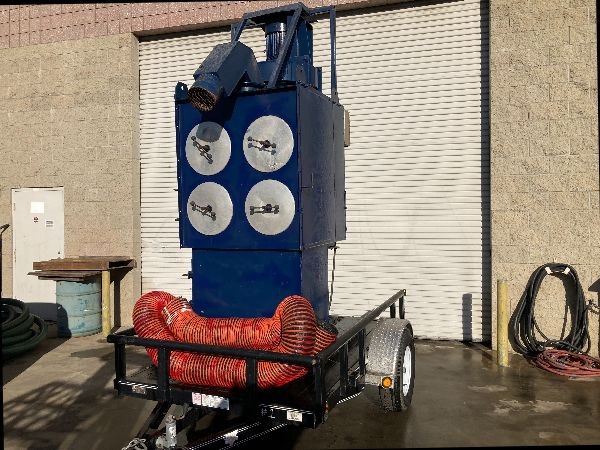 Dust Collector on Trailer